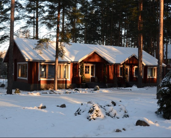 зима на базе отдыха