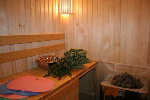 Средний дом, сауна