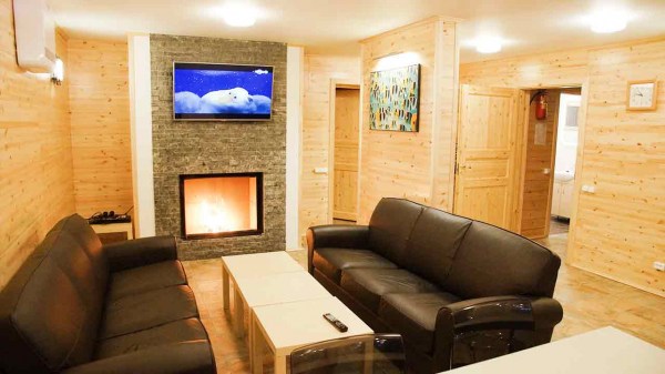 большая баня на берегу