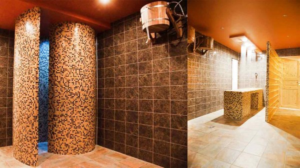 большая баня на берегу