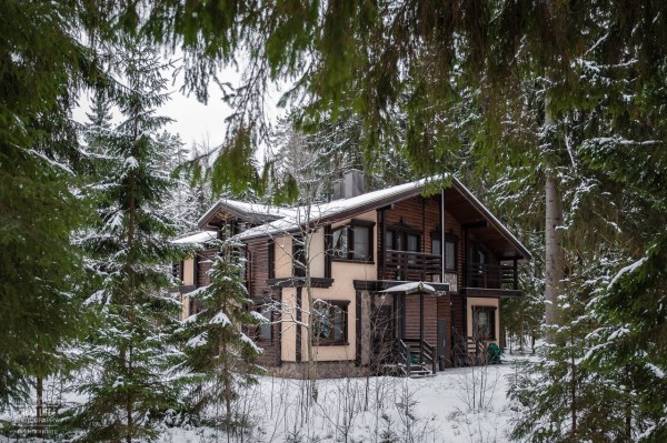 зима на базе отдыха