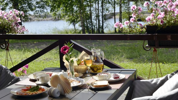 ресторан, летняя терраса