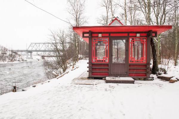 зима на базе отдыха