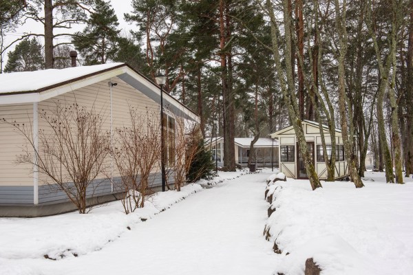 зима на базе отдыха