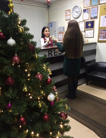 Гостиница "Петрозаводск", ресепшн