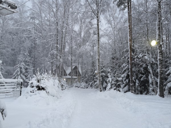 зима на базе отдыха