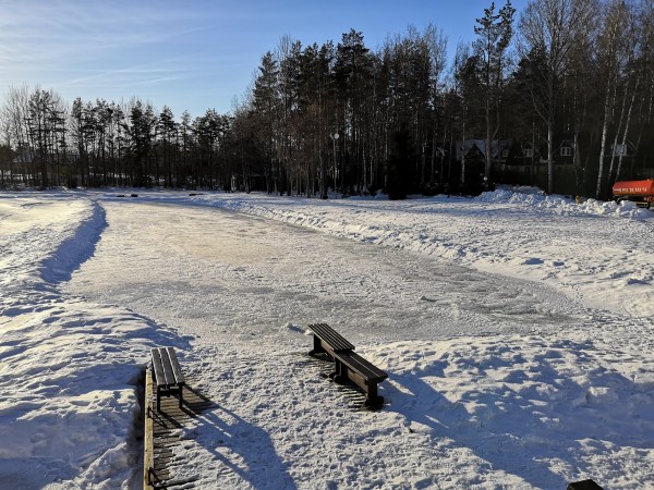 зима на базе отдыха