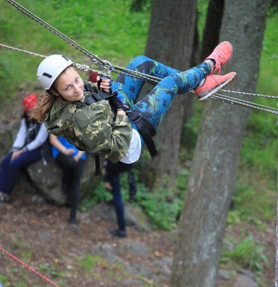 веревочная переправа