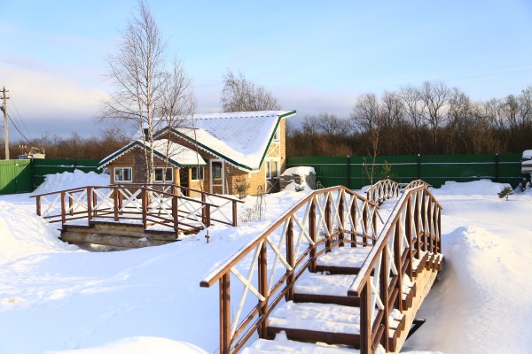 зима на базе отдыха