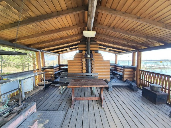 открытая мангальная беседка