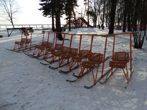 прокат финских саней