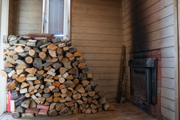 баня на озере