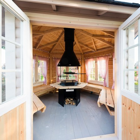 Гриль домик