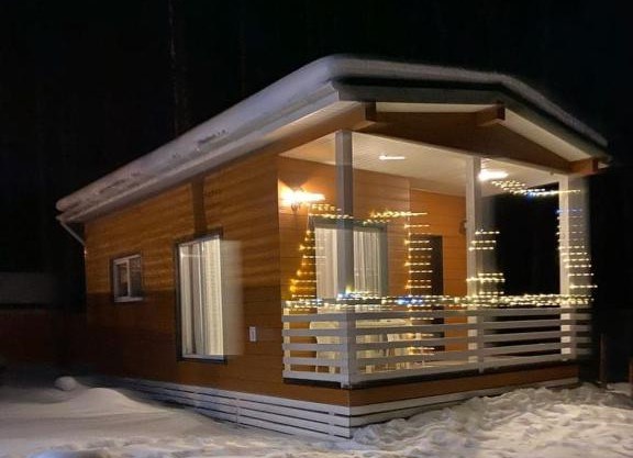 Коттедж с камином