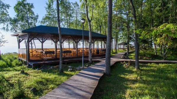 Мангальная беседка возле гостиницы